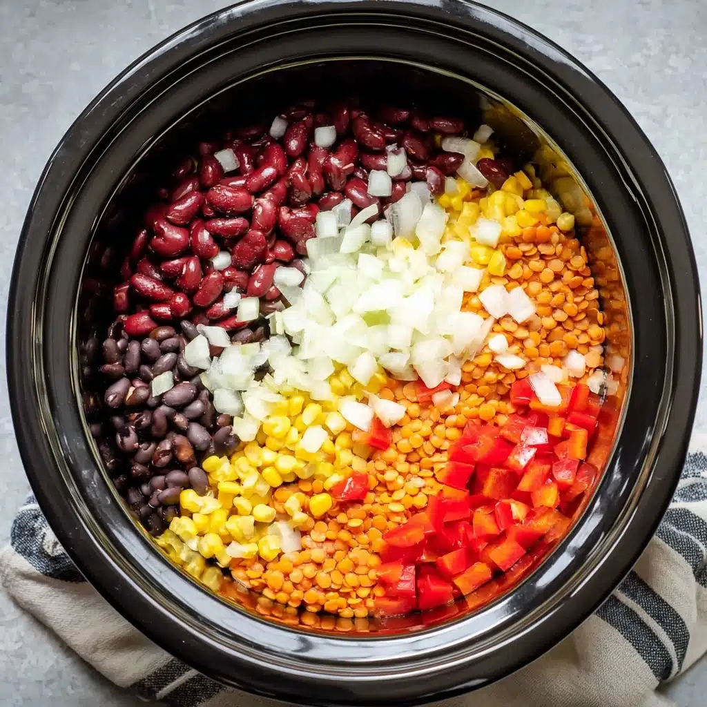 Crockpot Vegetarian Tortilla Soup Recipe - Recipe Image