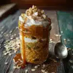Pumpkin Cheesecake Overnight Oats Recipe