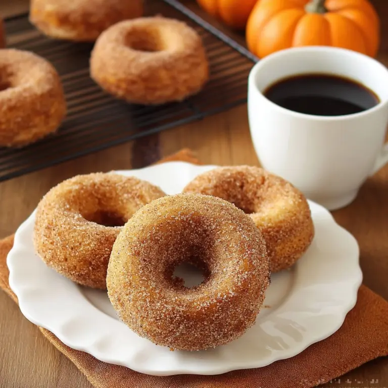 Baked Pumpkin Donuts Recipe