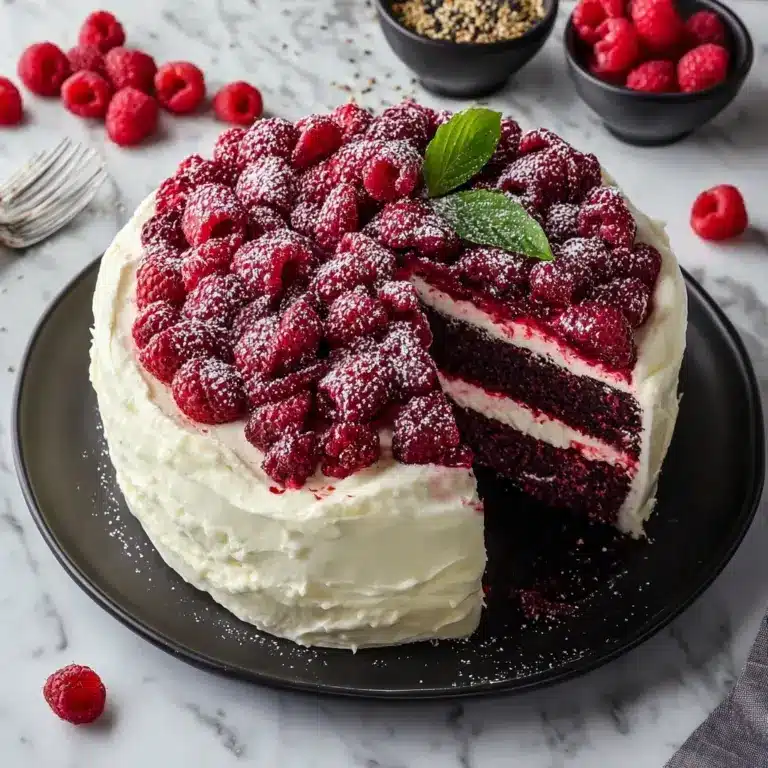 White Chocolate Raspberry Dream Cake Recipe
