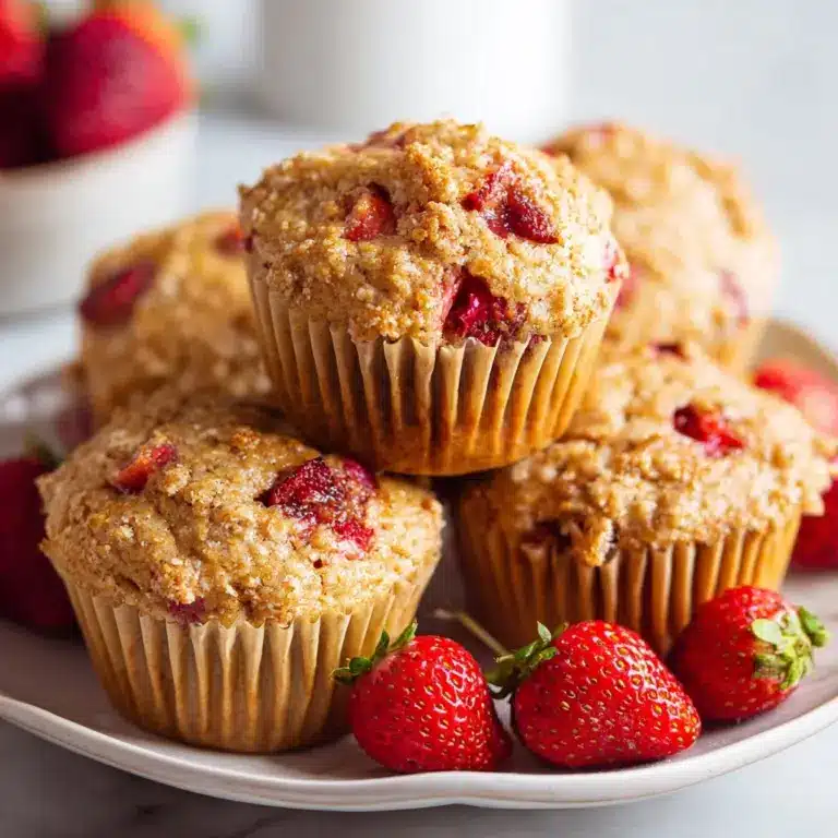 Healthy Strawberry Muffins Recipe