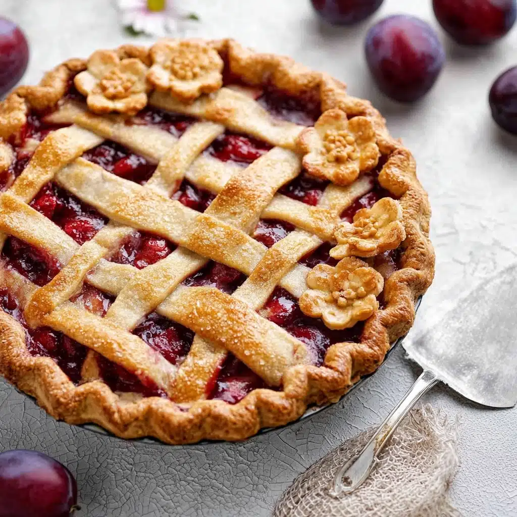 Plum Pie Recipe - Recipe Image