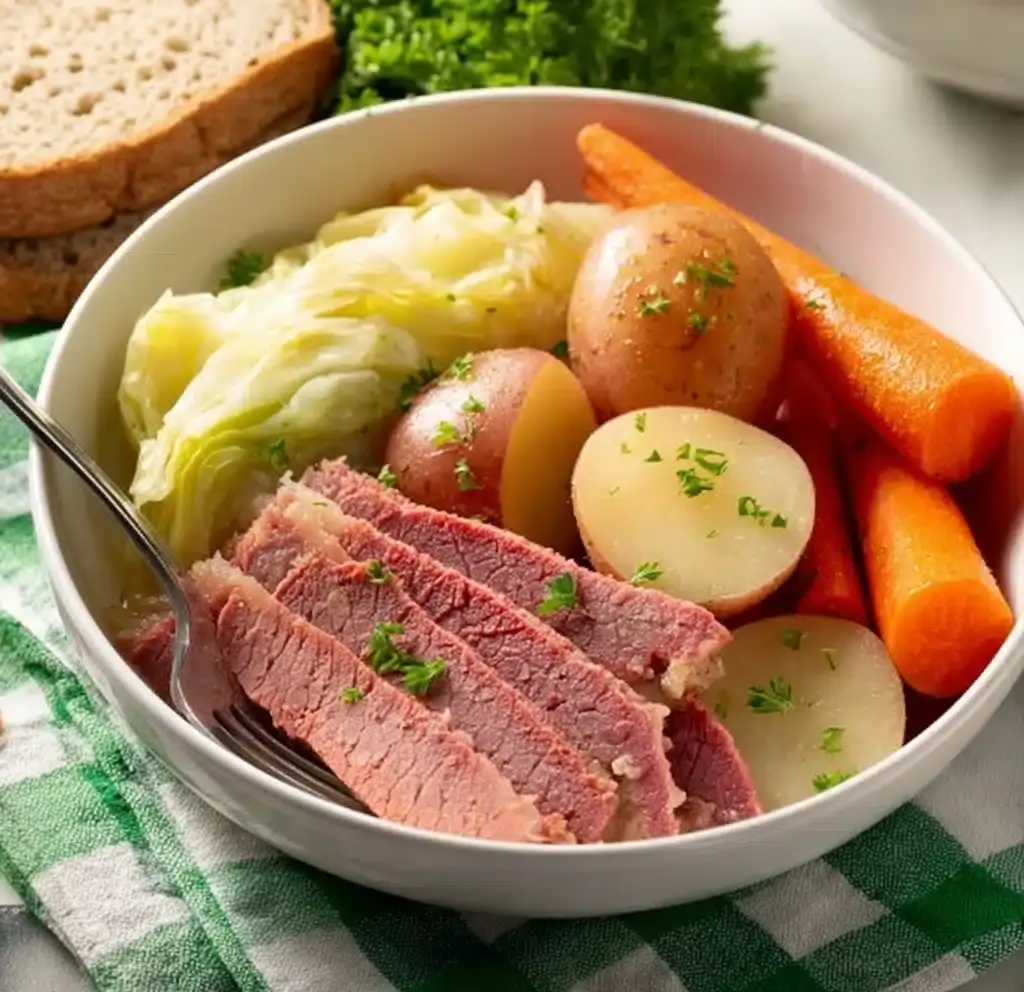 Slow-Cooker Corned Beef and Cabbage Recipe