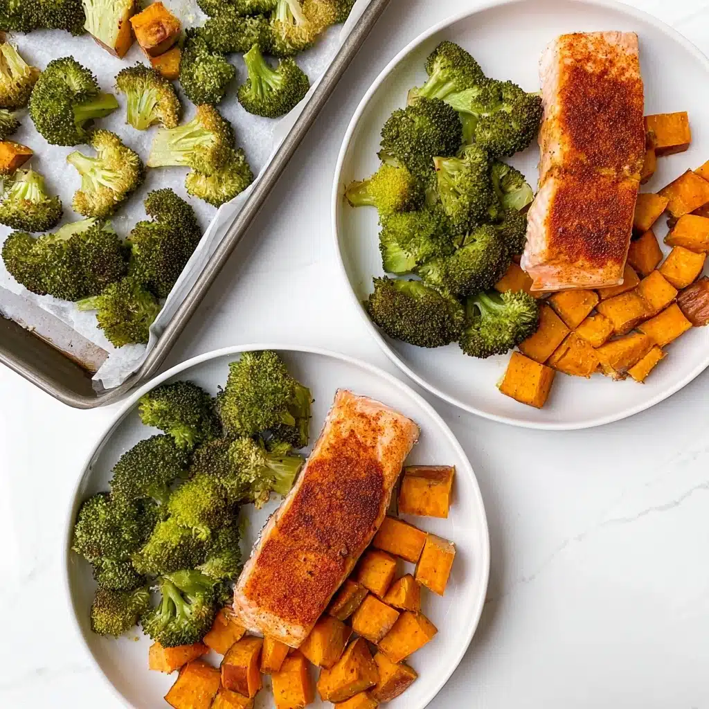 Salmon Broccoli Potatoes Recipe - Recipe Image