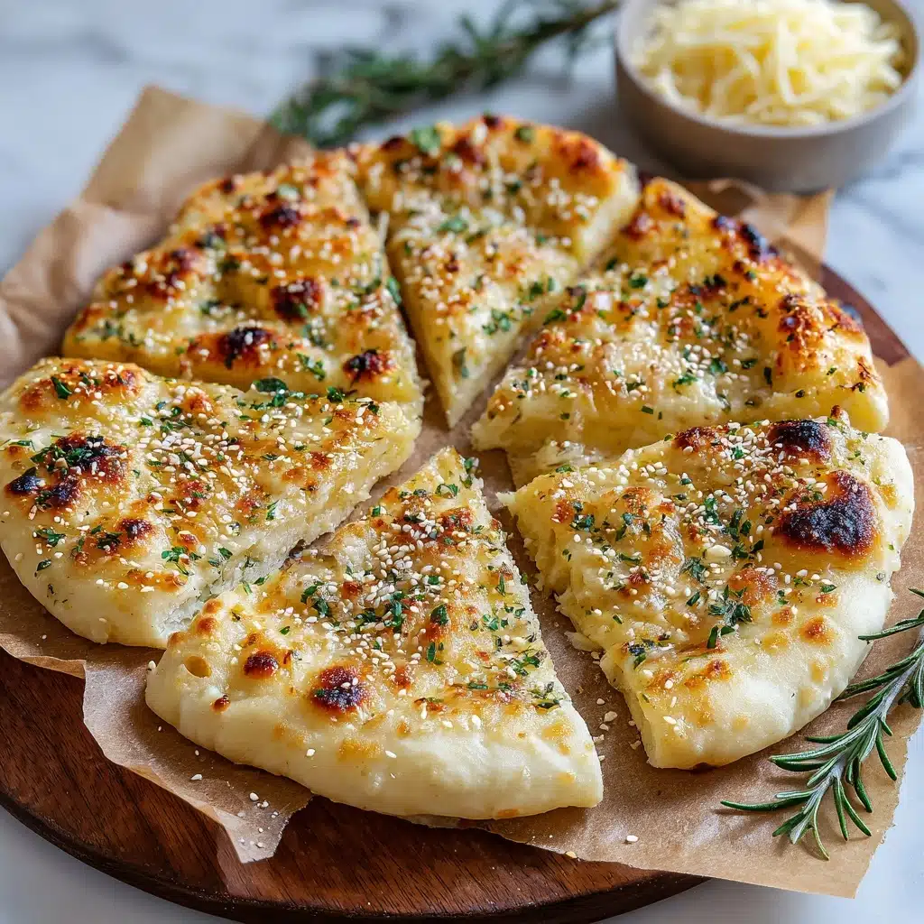 Garlic Parmesan Focaccia Bread Ingredients Recipe - Recipe Image