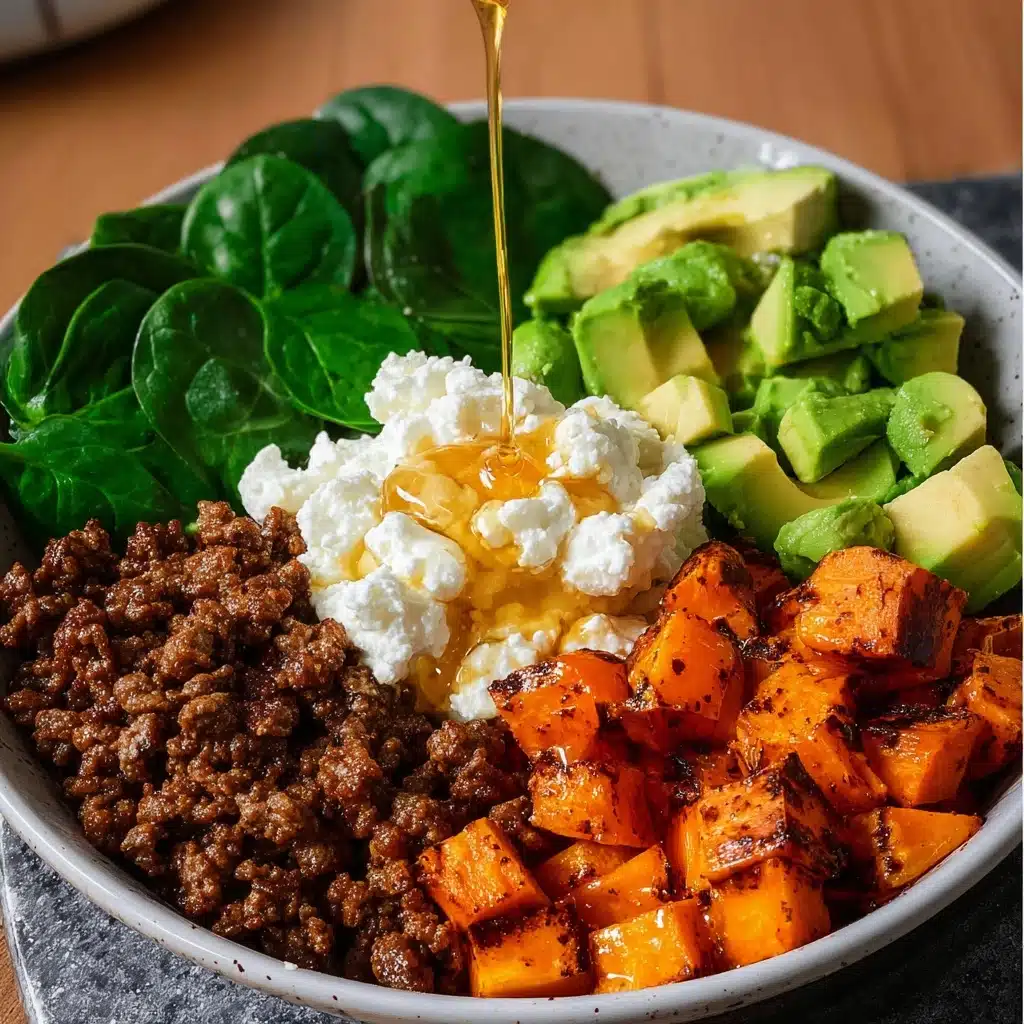 Ground Beef Hot Honey Bowl Recipe - Recipe Image