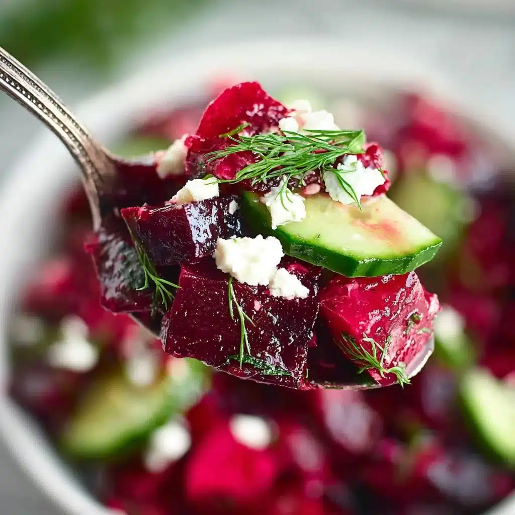 Beet Salad with Feta, Cucumbers, and Dill Recipe - Recipe Image