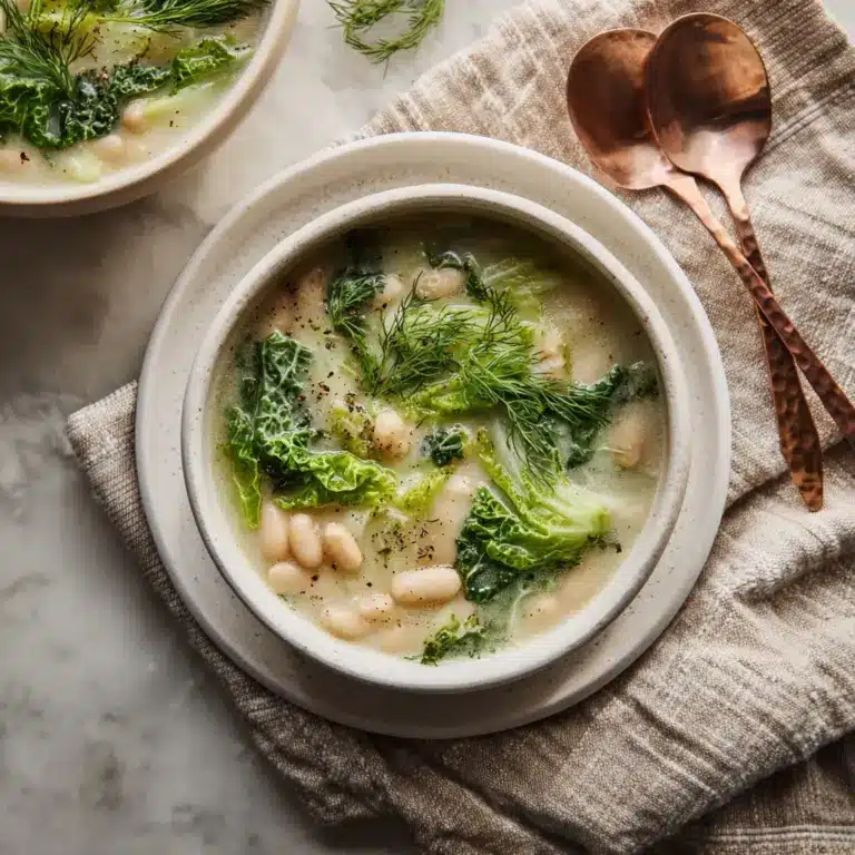 Lemon Dill Cabbage Soup Recipe