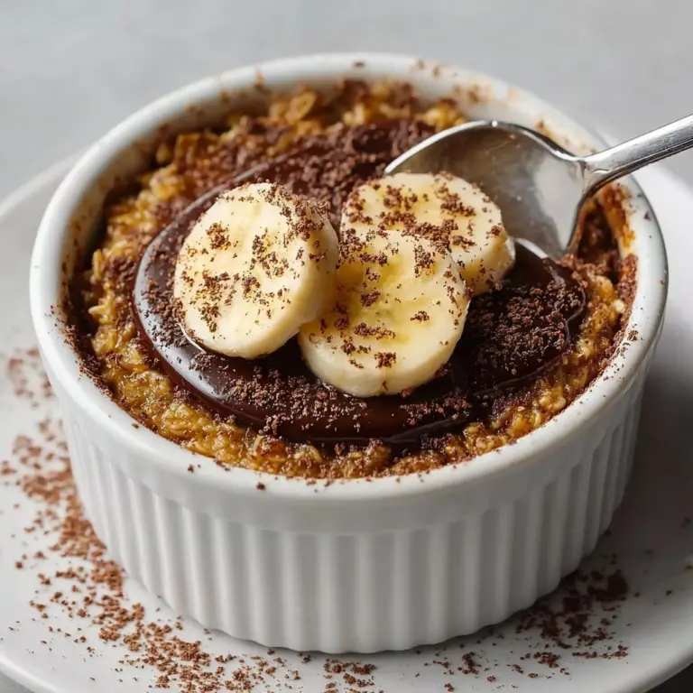 Baked Oats Oatmeal Cake Recipe
