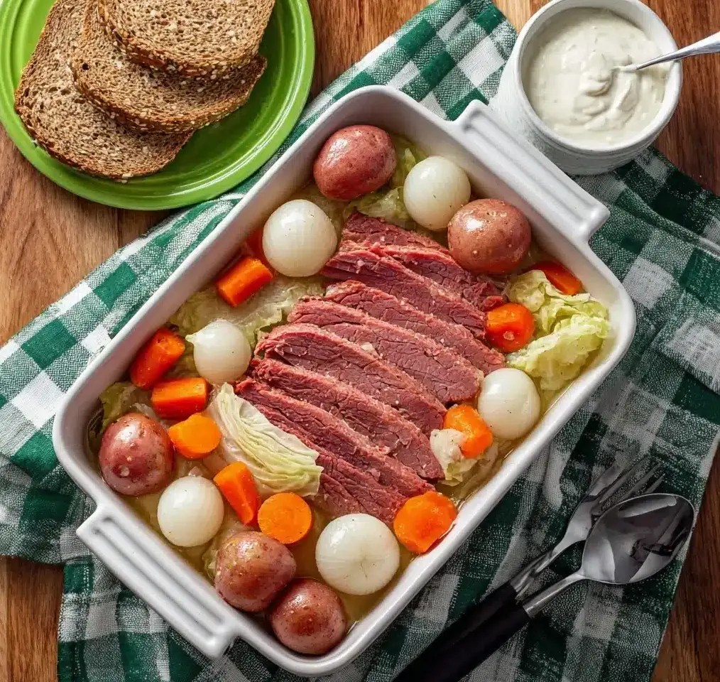 Slow-Cooker Corned Beef and Cabbage Recipe