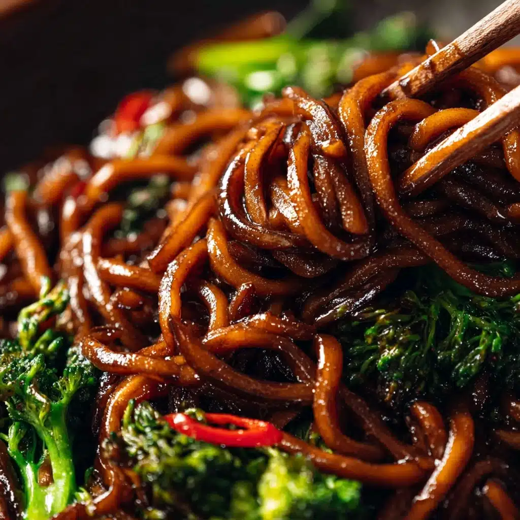 Quick and Flavorful Beef Black Pepper Udon Recipe - Recipe Image