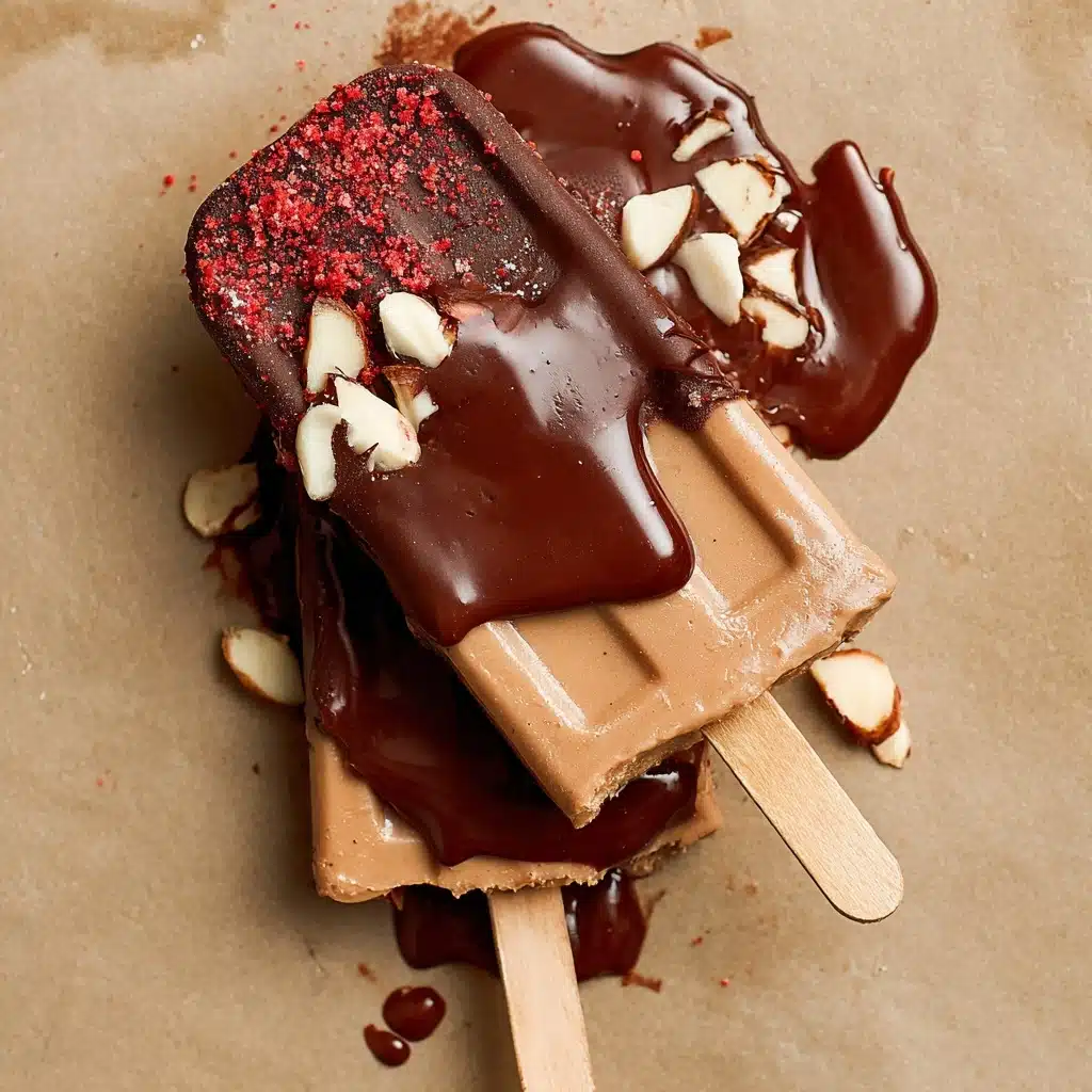 Easy Creamy Chocolate Popsicles Recipe - Recipe Image