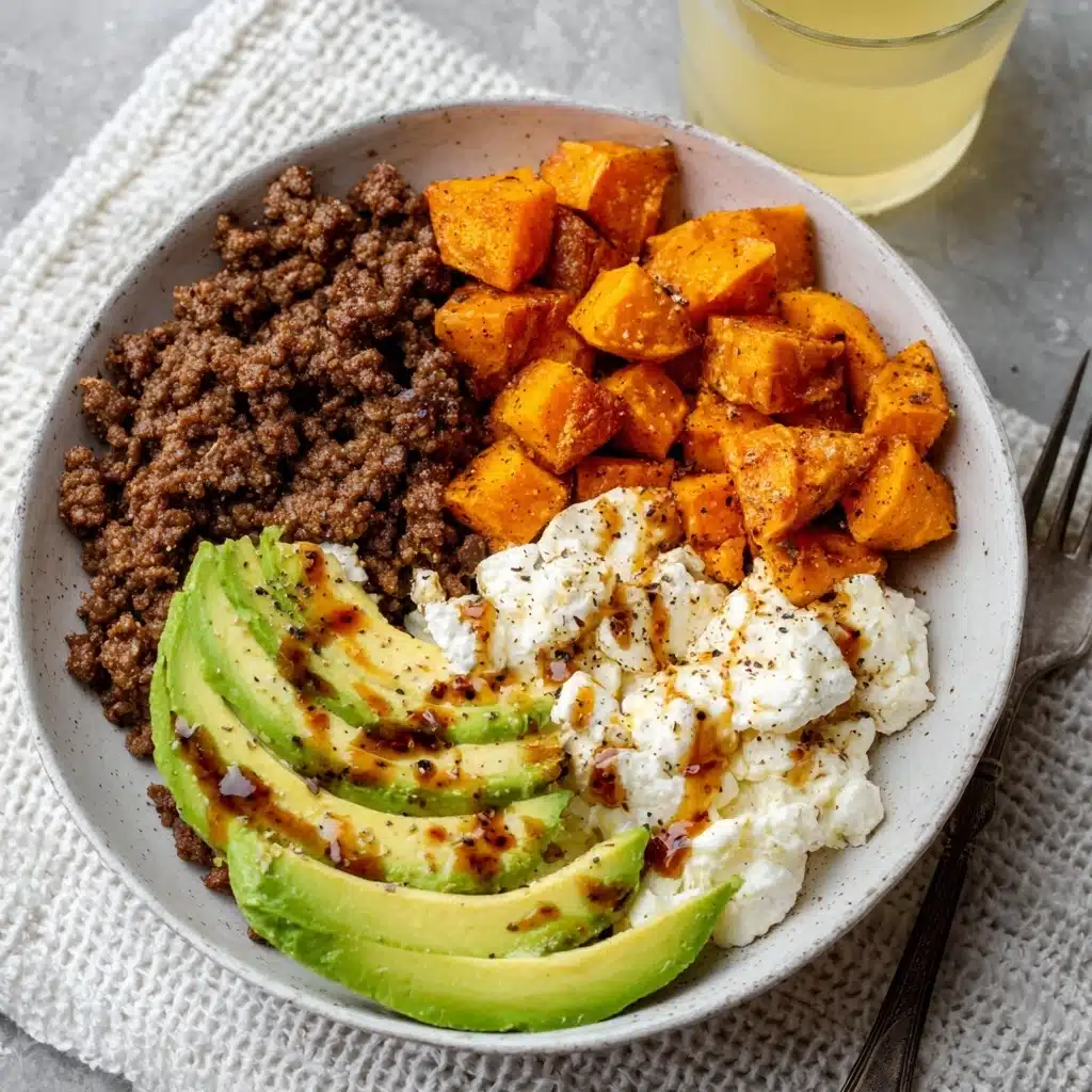 Ground Beef Hot Honey Bowl Recipe - Recipe Image