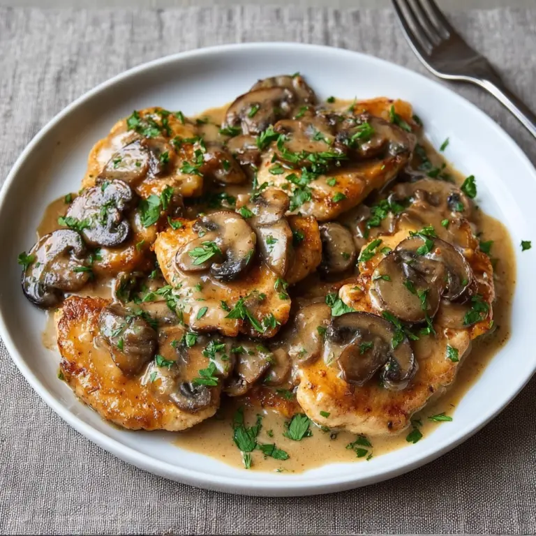 Easy Chicken Marsala Recipe