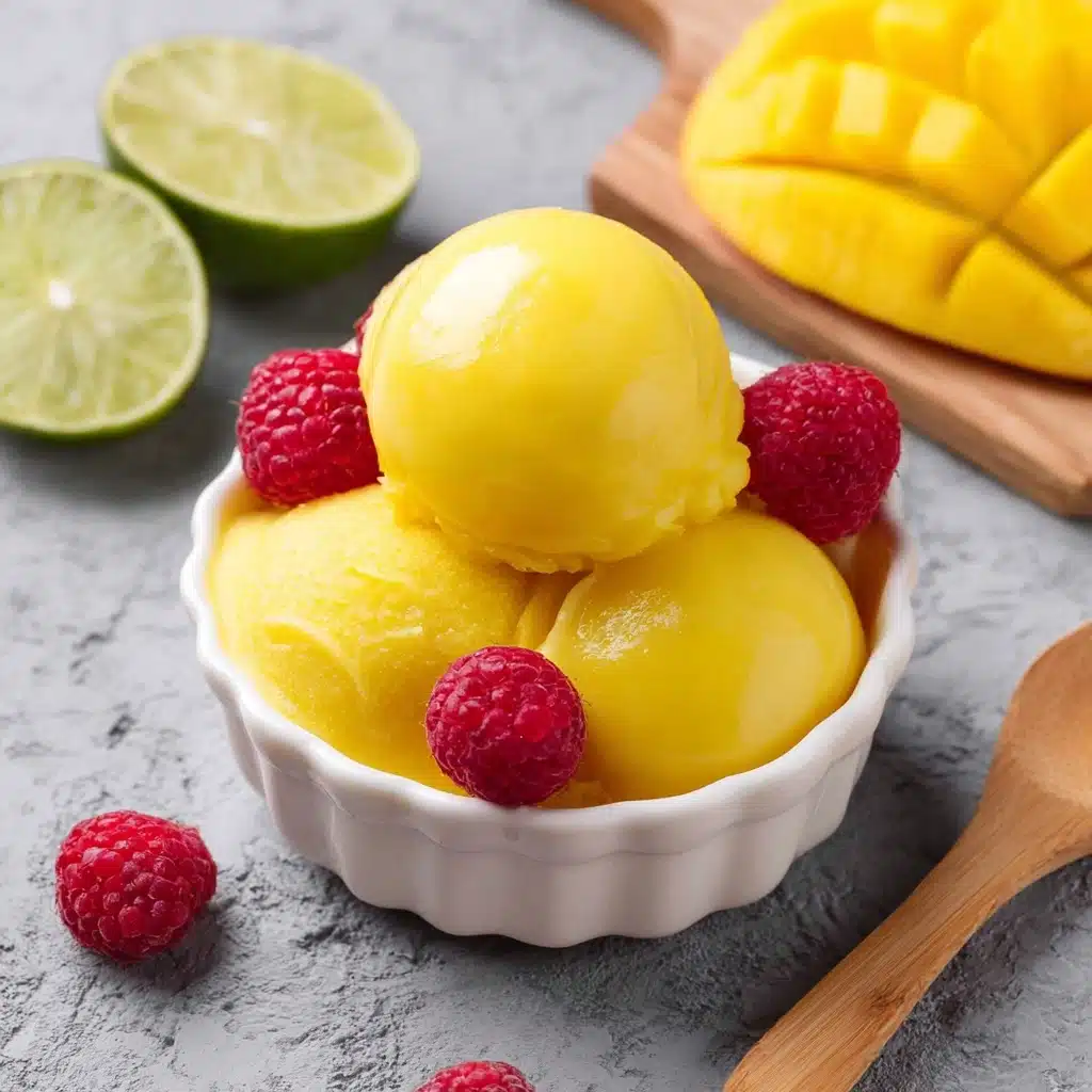 Mango Sorbet Recipe - Recipe Image