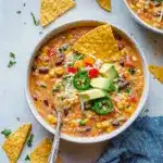 Crockpot Vegetarian Tortilla Soup Recipe