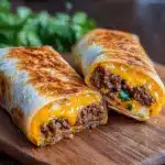Easy Garlic Butter Beef Cheeseburger Rollups Recipe
