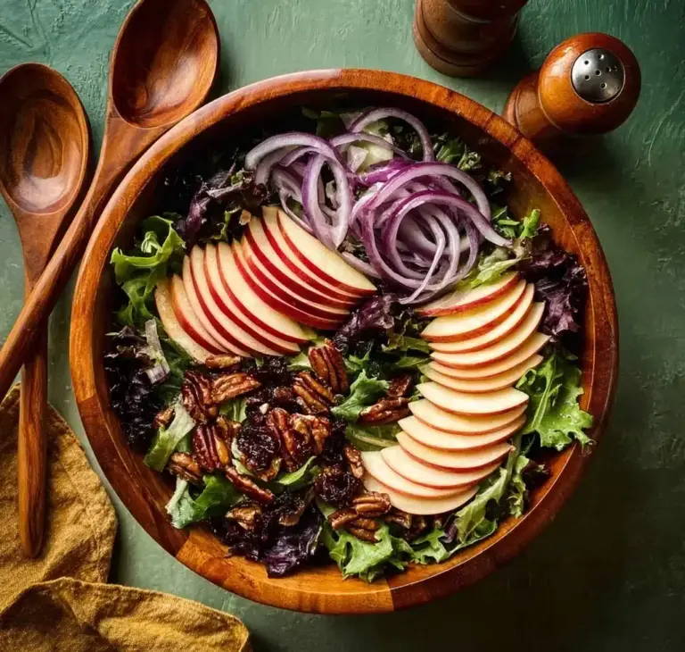 Apple Salad with Creamy Feta Dressing Recipe
