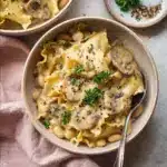 One-Pot Mushroom and White Bean Pasta Recipe