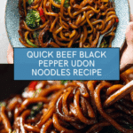 Quick and Flavorful Beef Black Pepper Udon Recipe