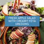 Apple Salad with Creamy Feta Dressing Recipe