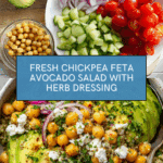 Chickpea Feta Avocado Salad Recipe