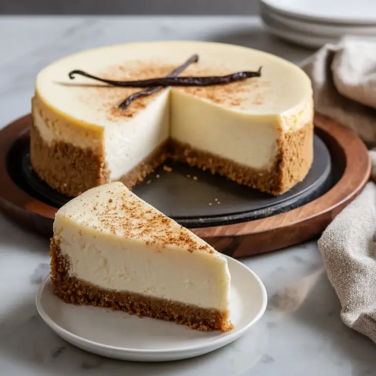Vanilla Bean Brown Butter Cheesecake Recipe