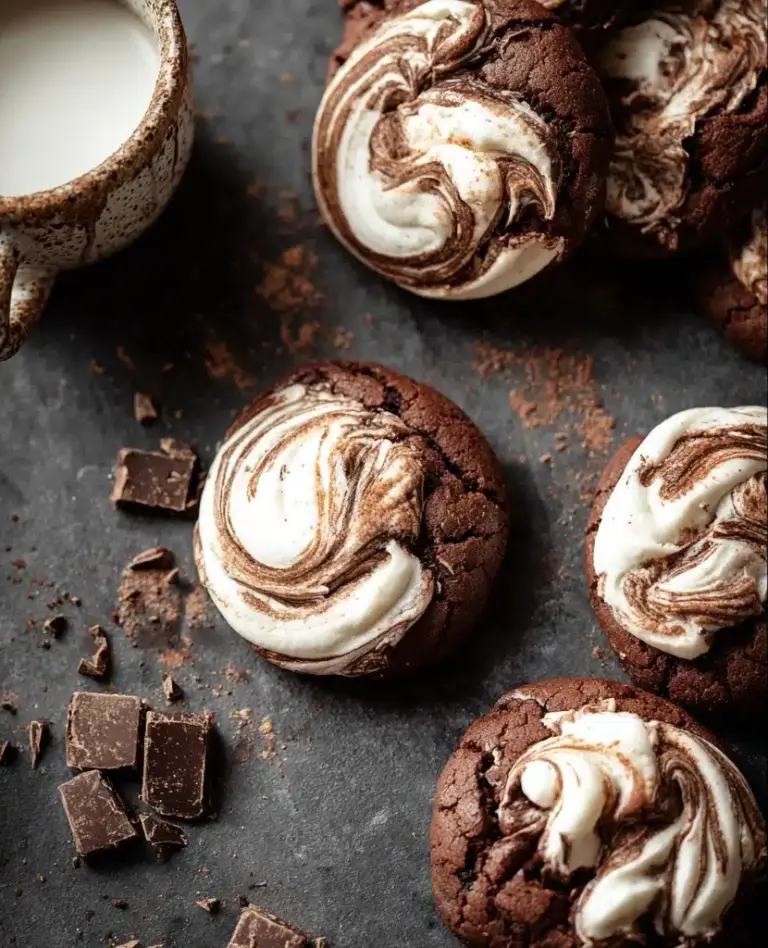 Chocolate Marshmallow Swirl Cookies Recipe