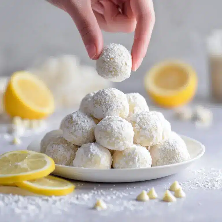 Creamy Lemon Truffles Recipe