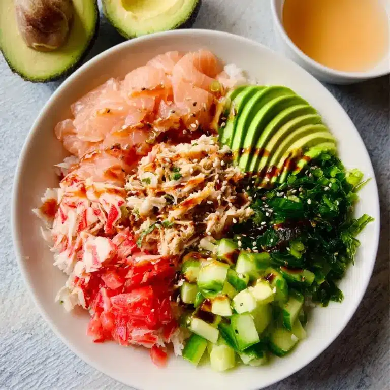 Crunch Roll Sushi Bowl Recipe