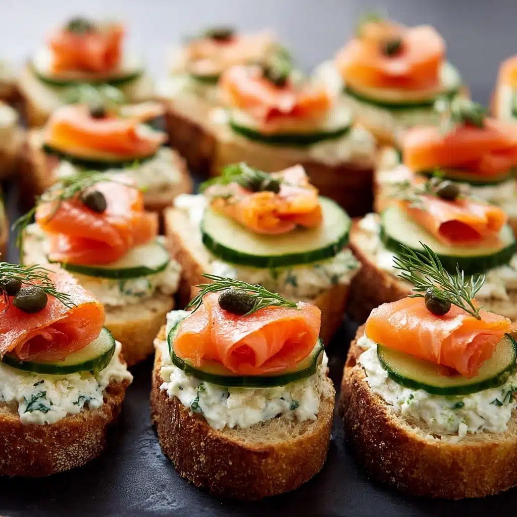 Smoked Salmon Crostini Recipe - Recipe Image