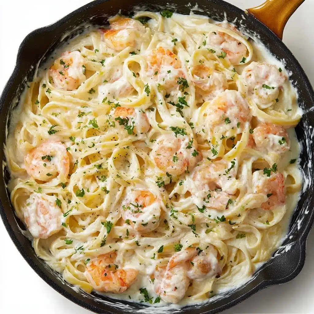 Shrimp Fettuccine Alfredo Recipe - Recipe Image