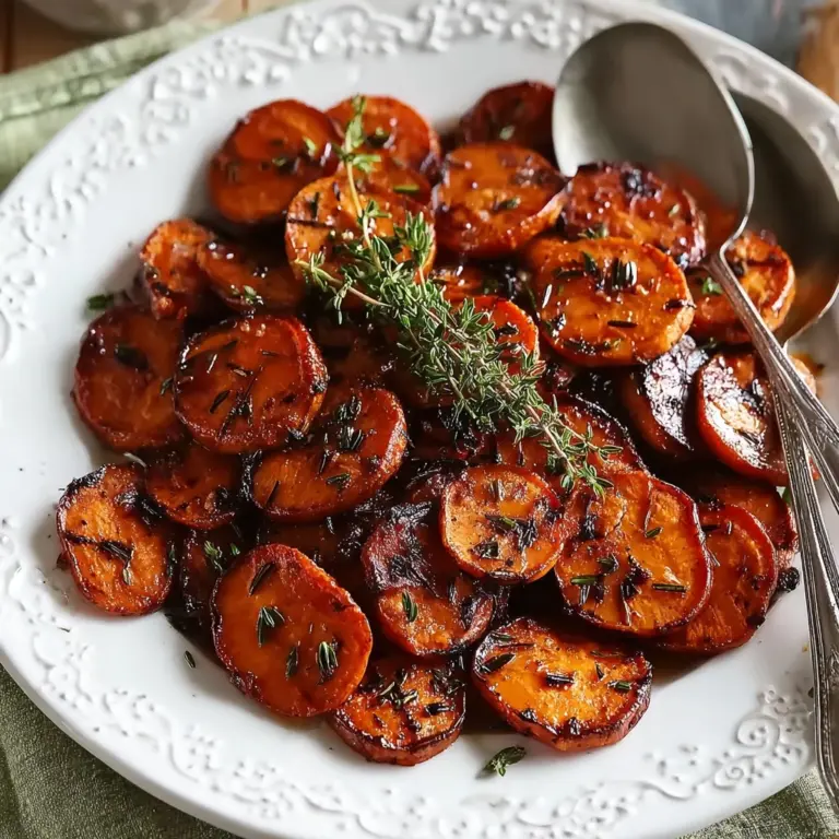 Maple Glazed Carrots with Thyme Recipe