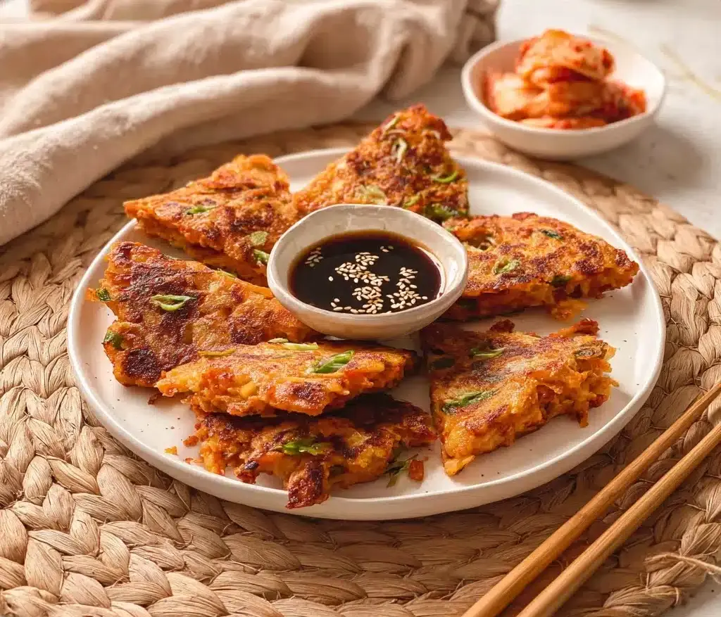Crispy Kimchi Pancake (Kimchijeon) Recipe