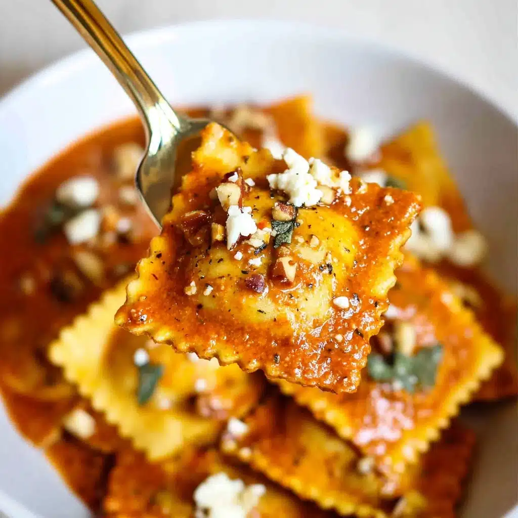 Pumpkin Ravioli with Sage, Brown Butter, and Toasted Walnuts
 - Recipe Image