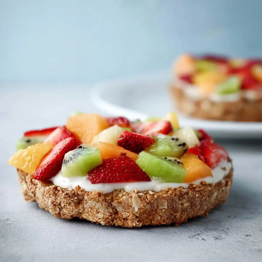 Healthy Breakfast for Kids: Bagel Fruit Pizzas Recipe - Recipe Image