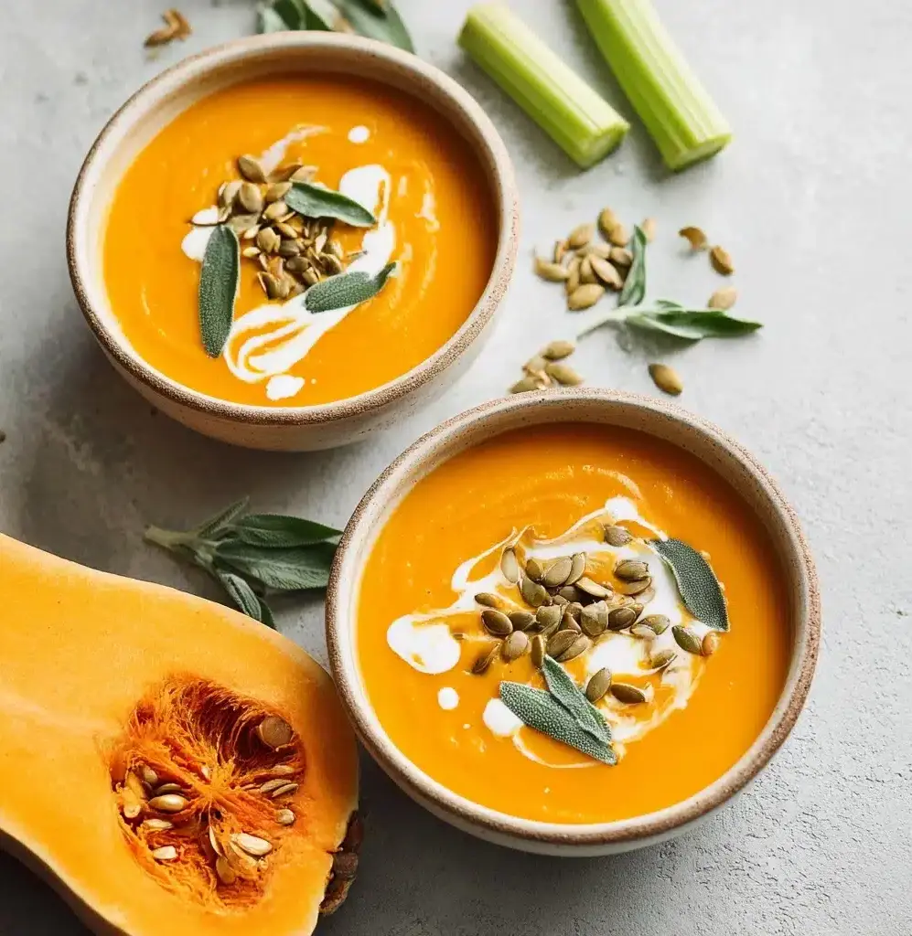 Roasted Butternut Squash Soup Recipe