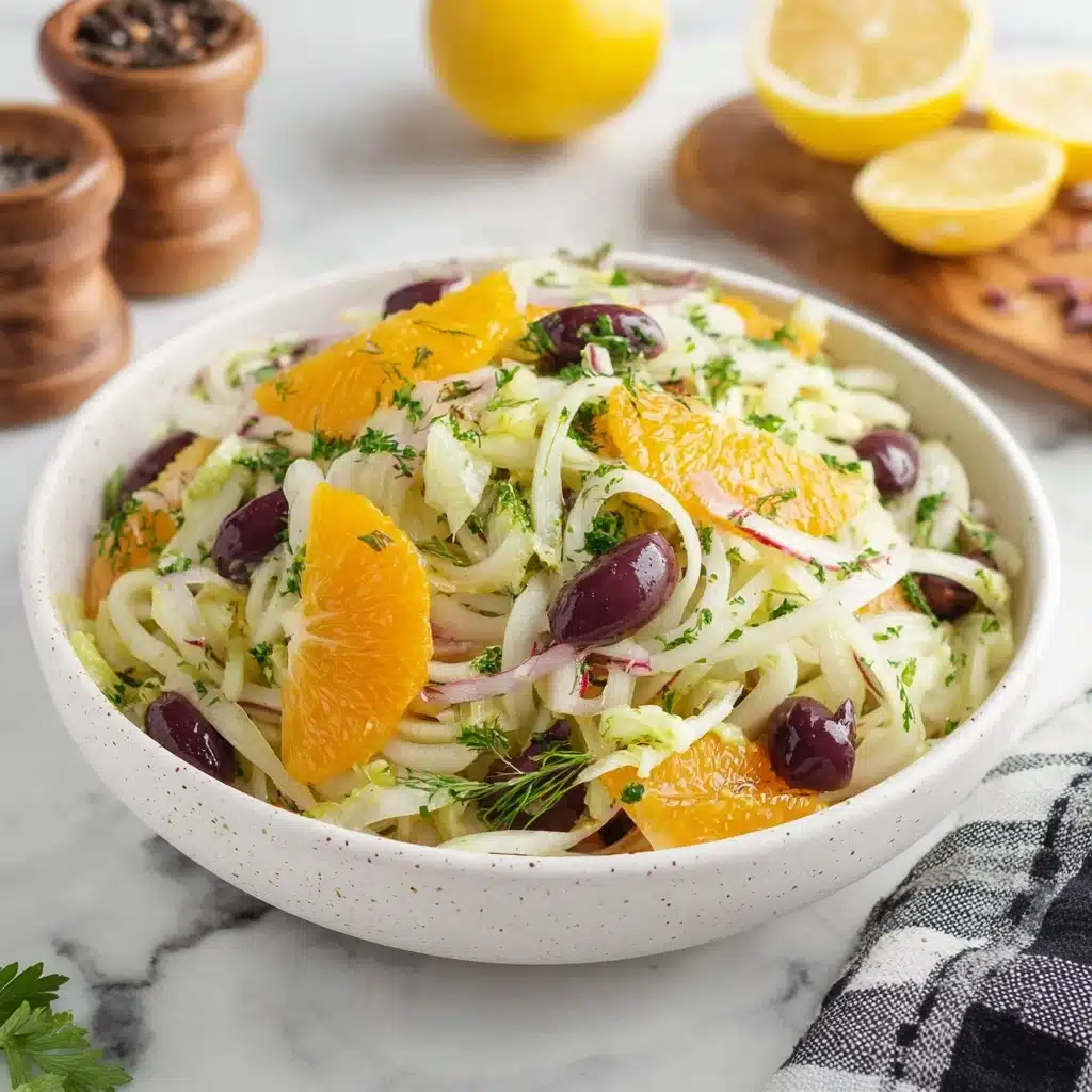 Zesty Sicilian Orange and Fennel Salad Recipe - Recipe Image