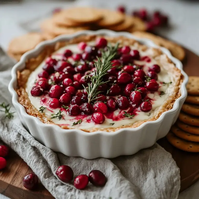 Baked Cranberry Cream Cheese Dip
