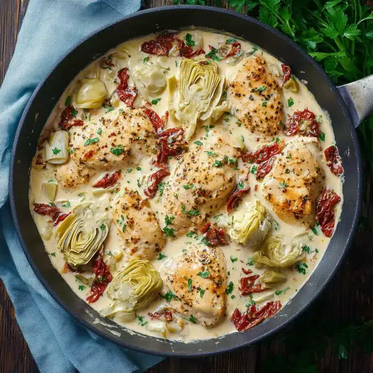 Tasty Chicken Breast with Artichoke Hearts Recipe