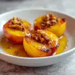 Healthy Honey Roasted Peaches Recipe
