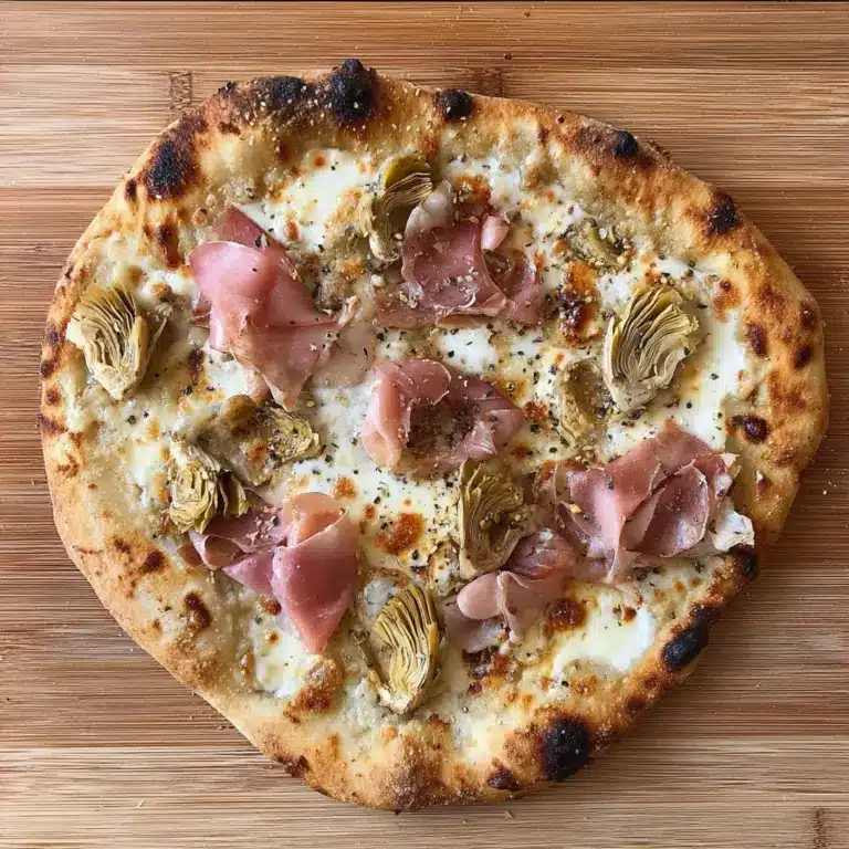 White Pizza with Prosciutto Recipe