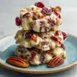 No-Bake Cranberry Pecan Praline Cookies Recipe