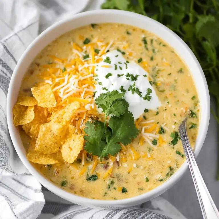 Green Enchilada Chicken Soup Recipe