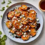Delicious Honey Feta Sweet Potato Rounds Recipe