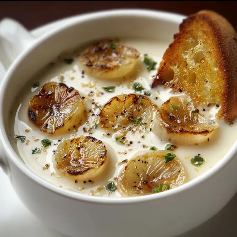 Country French Garlic Soup Recipe
