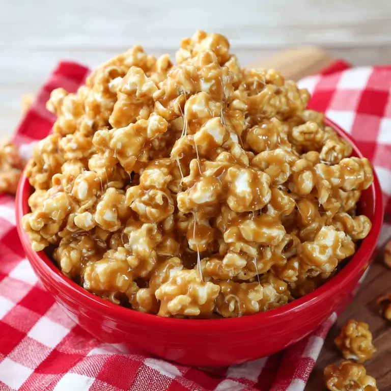 Marshmallow Caramel Corn Recipe
