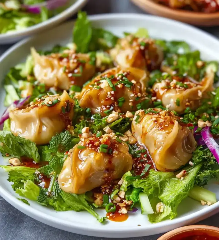 Dumpling Salad Recipe