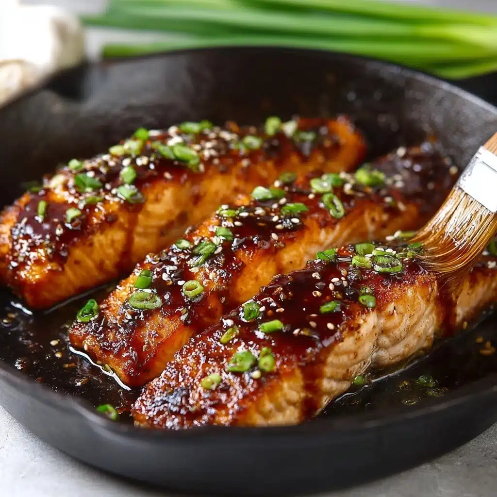 Maple Cinnamon Glazed Salmon Recipe - Recipe Image