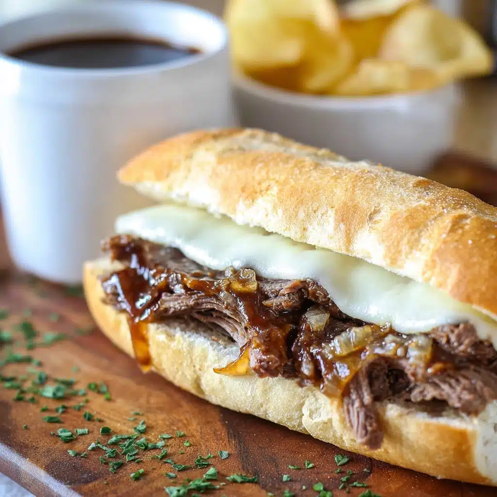 Crockpot French Dip Sandwiches Recipe - Recipe Image